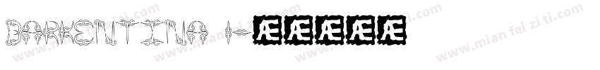 Barkentina 1字体转换